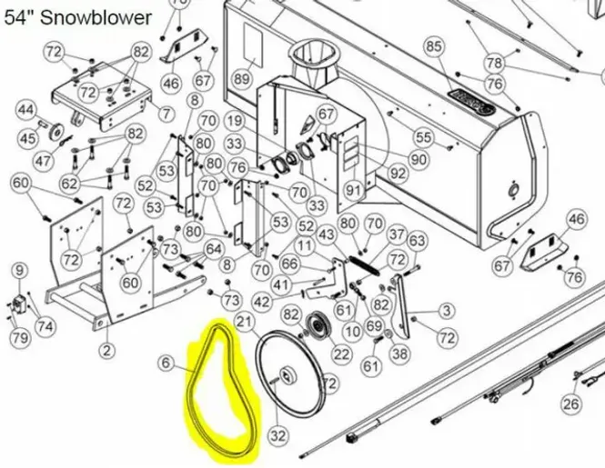 Hovedbilde V-BELT, BX-55